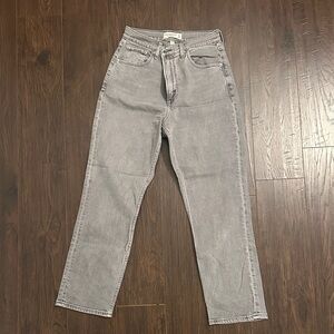 Abercrombie curve love gray jeans